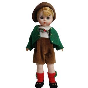 COPY - Madame Alexander #599 Austria Boy 8" Doll w/Original Box, Wrist Tag Vint…